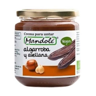 Crema Algarroba Avellana Bio Vegan 375g Mandole