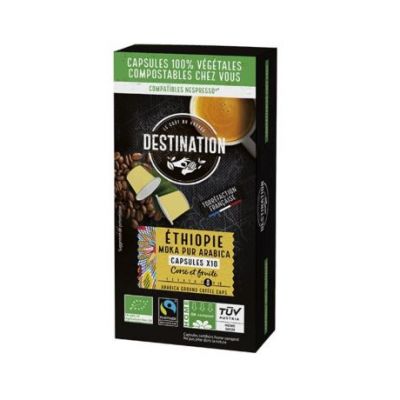 Coffee Mocha Pur Arabica Ethiopia Bio 10caps Destination