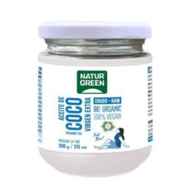 Aceite de Coco Virgen Extra Vegan Bio 215ml Natur-Green