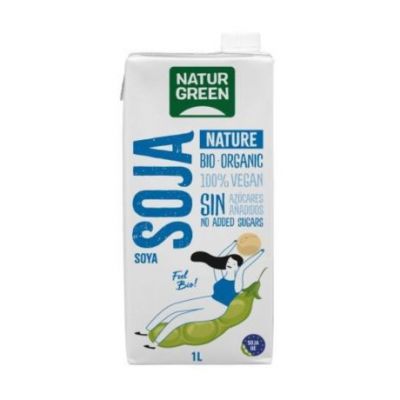 Bebida Vegetal de Soja Nature Bio Vegan 6x1L Natur-Green