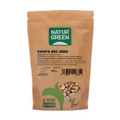 Chufa Repelada SinGluten Bio Vegan 200g Natur-Green