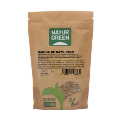 Bio Vegan Gluten-Free Date Flour 200g Natur-Green