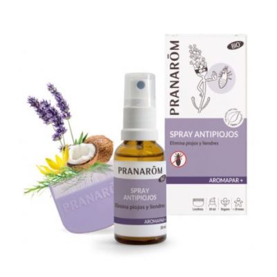 Aromapar Spray Antipiojos Peine Bio 30ml Pranarom