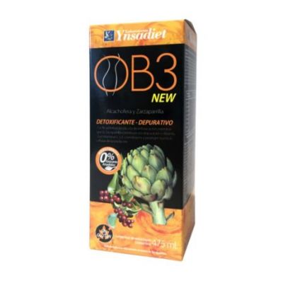 OB3 Dren Jarabe SinGluten Vegan 475ml Ynsadiet