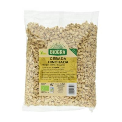 Bio Vegan Puffed Barley 125g Biogra