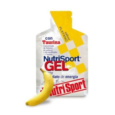Bebible en Gel con Taurina Sabor Platano 24x40g Nutri-Sport