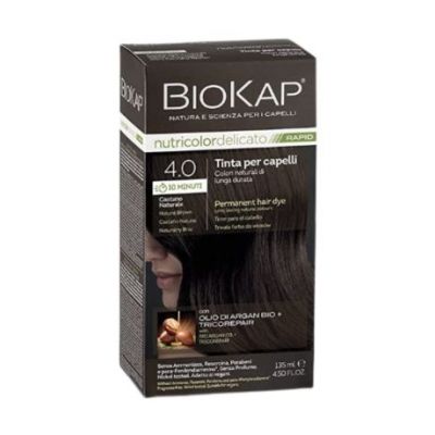Tinte Nutricolor Delicato 4.0 Castaño Natural 140ml Biokap
