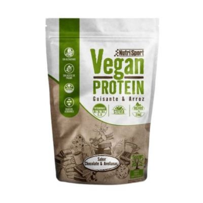 Erbsen- und Reisprotein-Schokoladen-Haselnuss-Geschmack 468 g Nutri-Sport