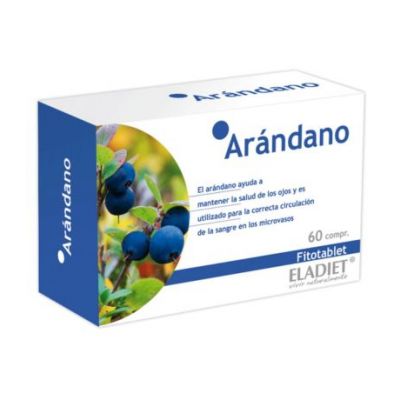 Arandano Fitotablet 300Mg SinGluten 60comp Eladiet