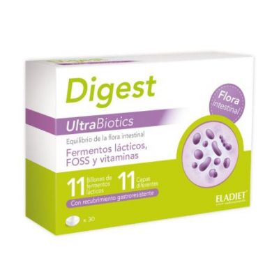 Digest Ultrabiotics Gluten Free 30comp Eladiet