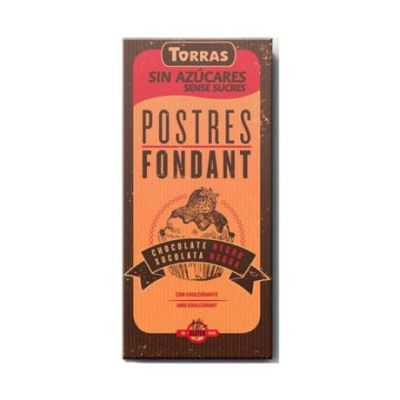 Chocolate Fondant Postres SinAzucar SinGluten 200g Torras