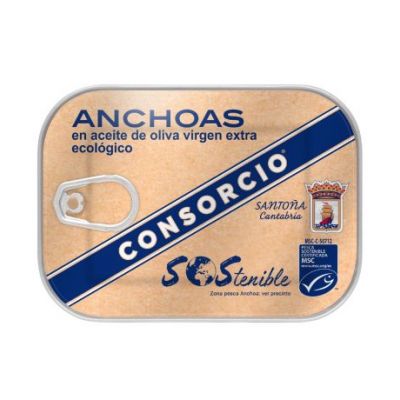 Anchoas en Aceite de Oliva Virgen Extra 74g Consorcio