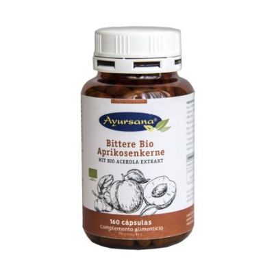 Bittere Bio Aprikosenkerne Albaricoque Semillas Bio 160caps Ayursana