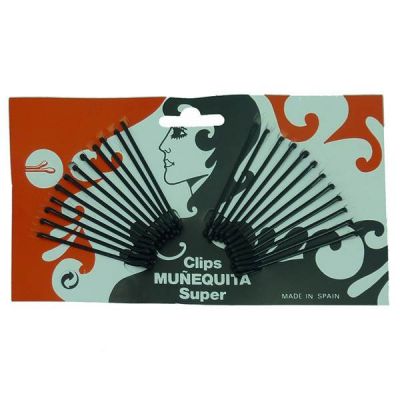 CLIPS DE POUPÉE AVEC BOULE NOIRE-c/60 doc.