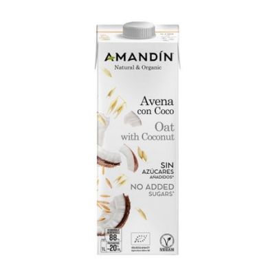 Bevanda Vegetale all'Avena con Cocco Eco Vegan 6x1L Amandin