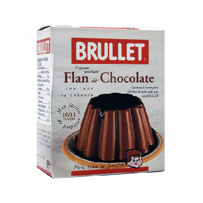 Preparado para Flan Chocolate SinGluten 2 Sobres Brullet