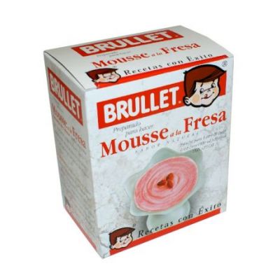 Mousse a La Fresa SinGluten 2 Sobres Brullet