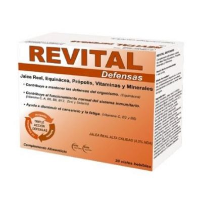 Revital defensas SinGluten 20 Viales Revital