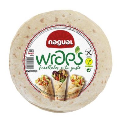 Gluten Free Vegan Wrap 240g Nagual