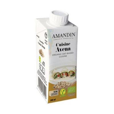 Cucina Crema Di Avena Da Cucina Eco Vegan 200ml Amandin