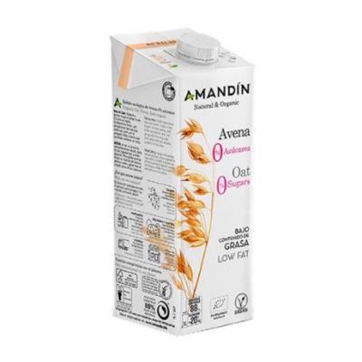 Bebida Vegetal de Avena Eco Vegan 6x1L Amandin