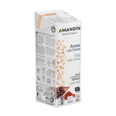 Bebida Vegetal Avena Cacao Eco 6x1L Amandin