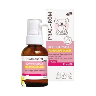 Pranabb Organic Sweet Almond Massage Oil 30ml Pranarom