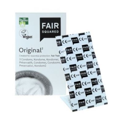 Préservatif végétalien original 3 unités Fair Squared