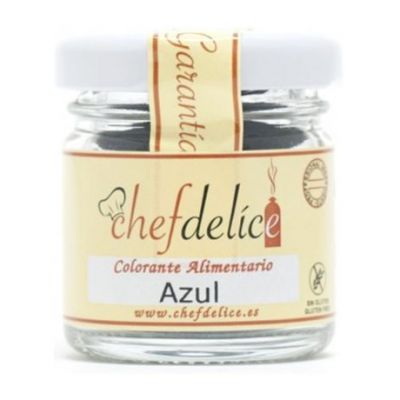 Colorante Azul Polvo SinGluten Vegan 20g Chefdelice
