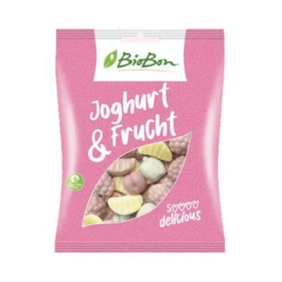 Golosinas de Yogur y Fruta SinGluten Bio 100g Biobon