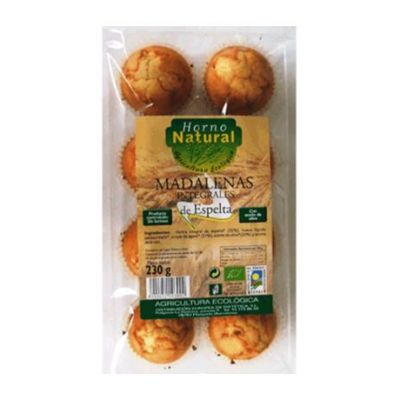 Madalenas de Espelta Bio 230g Horno Natural