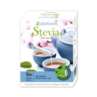 Stevia Insuline 50 Enveloppes Stesweet