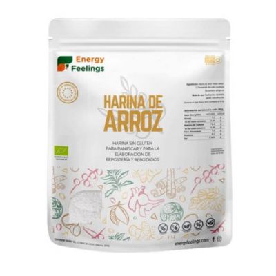 Gluten-Free Eco Vegan Rice Flour 1kg Energy Feelings