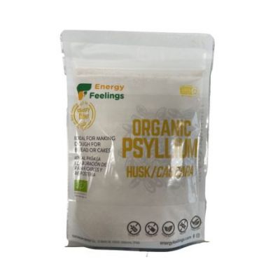 Psyllium Husks Whole Shell Gluten Free Eco Vegan 200g Energy Feelings