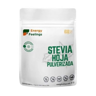 Estevia Hoja Pulverizada SinGluten Vegan 100g Energy Feelings