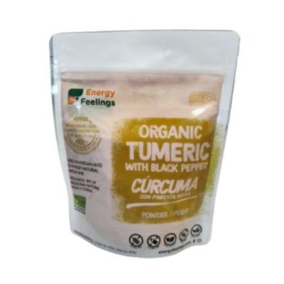 Curcuma Con Pimienta Eco Polvo 200g Energy Feelings