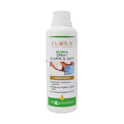 Recharge Spray Purifiant Vêtements et Chaussures Flora 200 ml