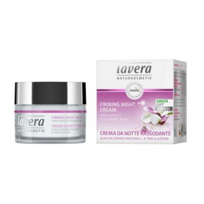 Crema viso notte rassodante con acido ialuronico vegano 50 ml Lavera