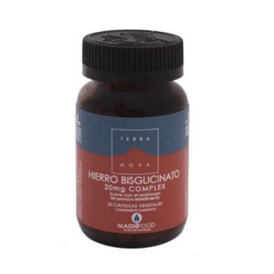 Hierro Bisglicinato 20Mg 50caps Terra Nova