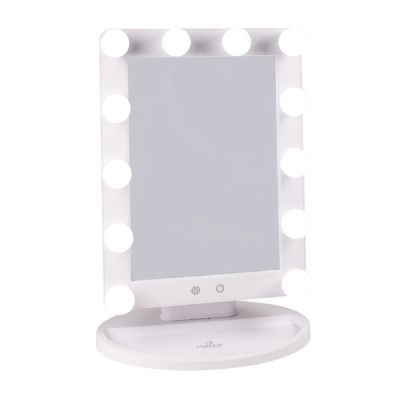 ESPEJO D'ORLEAC DE TOCADOR CON LUZ 30X45 CM BLANCO