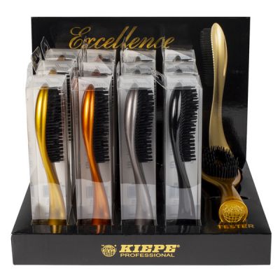 DISPLAY OF 12 KIEPE EXCELLENCE BRUSHES