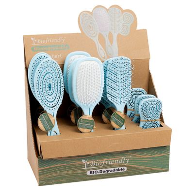 COMPLETE DISPLAY OF STEINHART BIODEGRADABLE BRUSHES