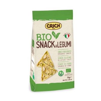 Organic Vegan Gluten-Free Legume Snacks 70g Crich
