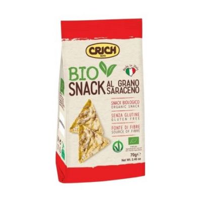 Snacks de Trigo Sarraceno SinGluten Vegan 70g Crich
