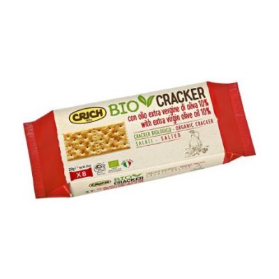 Gesalzene Biocracker mit Bio-Olivenöl 250 g Crich