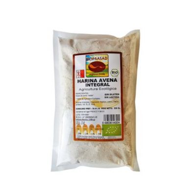 BioFarine d'Avoine Complète Sans Gluten 500g Bioprasad