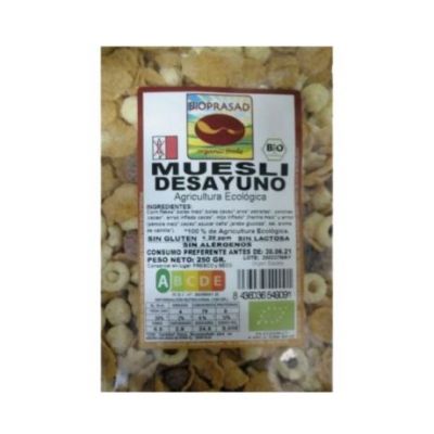 Muesli Colazione Cereali Soffiati Senza Glutine Bio 250g Bioprasad
