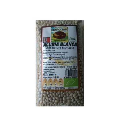 Organic Gluten-Free White Beans 500g Bioprasad