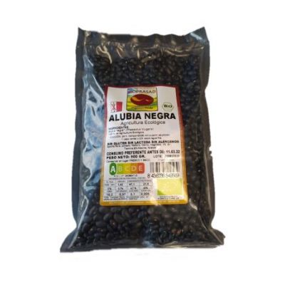 Alubia Negra SinGluten Bio 500g Bioprasad