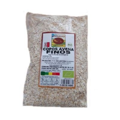 Organic Gluten-Free Fine Oat Flakes 500g Bioprasad